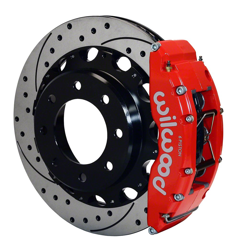 Wilwood Silverado 2500 TC6R Rear Big Brake Kit with 16-Inch Drilled and ...