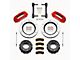 Wilwood Tactical Extreme TX6R Rear Big Brake Kit with 15.50-Inch Slotted Rotors; Red Calipers (11-19 Silverado 3500 HD)