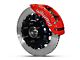 Wilwood TC6R 6-Lug Front Big Brake Kit with Slotted Rotors; Red Calipers (04-08 2WD F-150)