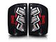 LED Tail Lights; Gloss Black Housing; Clear Lens (15-19 Sierra 3500 HD SRW)