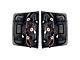 LED Tail Lights; Black Housing; Smoked Lens (15-19 Silverado 2500 HD)