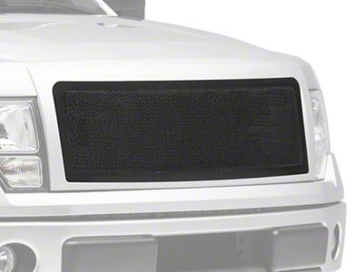 RedRock Wire Mesh Upper Grille Insert; Black (09-14 F-150, Excluding Raptor)