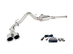 XForce Varex Single Exhaust System with Polished Tip; Side Exit (15-20 5.0L F-150)