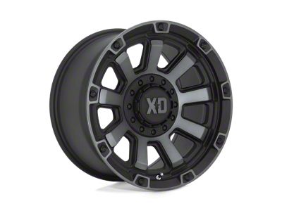 XD Gauntlet Satin Black with Gray Tint 8-Lug Wheel; 20x9; 0mm Offset (01-06 Sierra 2500 HD)