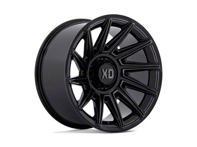 XD Specter Gloss Black with Gray Tint 8-Lug Wheel; 20x10; -18mm Offset (01-06 Sierra 2500 HD)