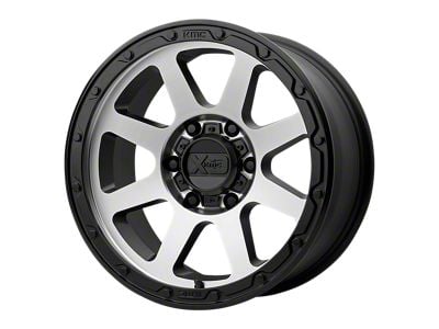 XD Addict 2 Matte Black Machined Face 5-Lug Wheel; 18x8.5; 0mm Offset (02-08 RAM 1500, Excluding Mega Cab)