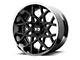 XD Chopstix Gloss Black Milled with Center Chrome Lip 5-Lug Wheel; 20x12; -44mm Offset (02-08 RAM 1500, Excluding Mega Cab)