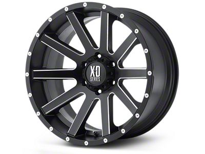 XD Heist Satin Black 5-Lug Wheel; 22x9.5; 15mm Offset (02-08 RAM 1500, Excluding Mega Cab)