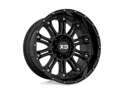 XD Hoss II Gloss Black 5-Lug Wheel; 18x9; 0mm Offset (02-08 RAM 1500, Excluding Mega Cab)