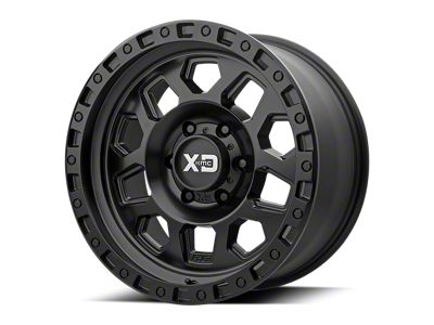 XD RG2 Satin Black 8-Lug Wheel; 17x9; -12mm Offset (06-08 RAM 1500 Mega Cab)