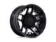 XD Slash Matte Black 5-Lug Wheel; 20x9; 1mm Offset (02-08 RAM 1500, Excluding Mega Cab)