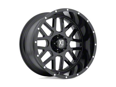 XD Grenade Satin Black 6-Lug Wheel; 18x9; -12mm Offset (03-09 4Runner)