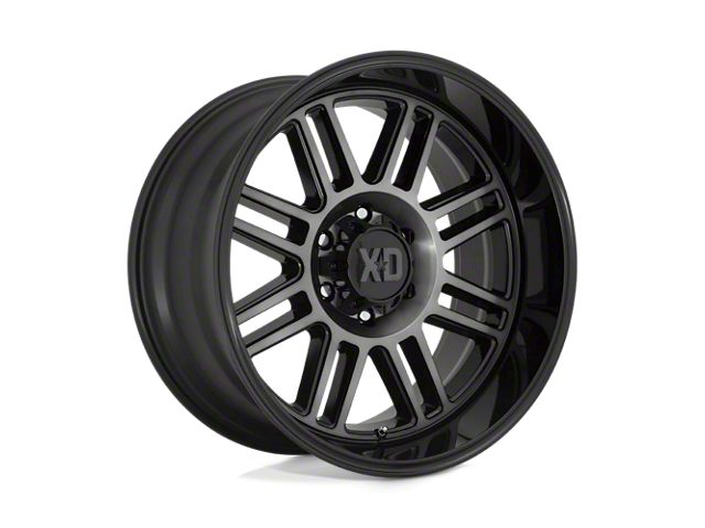 XD Cage Gloss Black with Gray Tint 8-Lug Wheel; 22x10; -18mm Offset (03-09 RAM 2500)