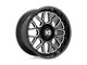 XD Grenade 2 Gloss Black Milled 8-Lug Wheel; 22x10; -18mm Offset (03-09 RAM 2500)