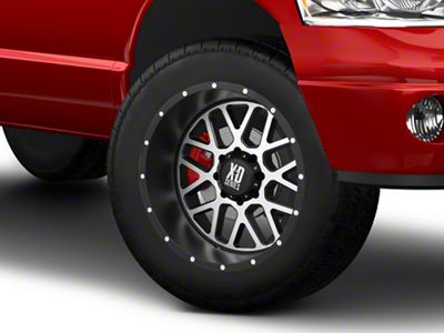 XD Grenade Satin Black Machined Face 8-Lug Wheel; 20x10; -24mm Offset (03-09 RAM 2500)