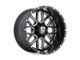 XD Grenade Satin Black Milled 8-Lug Wheel; 18x9; 18mm Offset (03-09 RAM 2500)