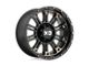 XD Hoss II Satin Black Machined Dark Tint 8-Lug Wheel; 17x9; 18mm Offset (03-09 RAM 2500)