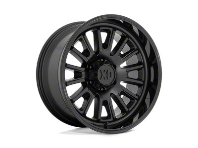 XD Rover Satin Black with Gloss Black Lip 8-Lug Wheel; 20x9; 0mm Offset (03-09 RAM 2500)