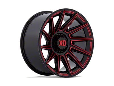 XD Specter Gloss Black with Red Tint 8-Lug Wheel; 20x10; -18mm Offset (03-09 RAM 2500)