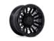 XD Bomber Matte Black 8-Lug Wheel; 20x9; 20mm Offset (03-09 RAM 3500 SRW)