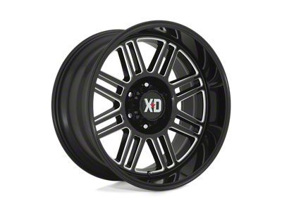 XD Cage Gloss Black Milled 8-Lug Wheel; 20x9; 0mm Offset (03-09 RAM 3500 SRW)