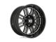 XD Cage Gloss Black Milled 8-Lug Wheel; 20x9; 0mm Offset (03-09 RAM 3500 SRW)