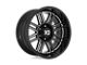 XD Cage Gloss Black Milled 8-Lug Wheel; 20x9; 0mm Offset (03-09 RAM 3500 SRW)