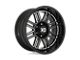 XD Cage Gloss Black Milled 8-Lug Wheel; 20x9; 18mm Offset (03-09 RAM 3500 SRW)