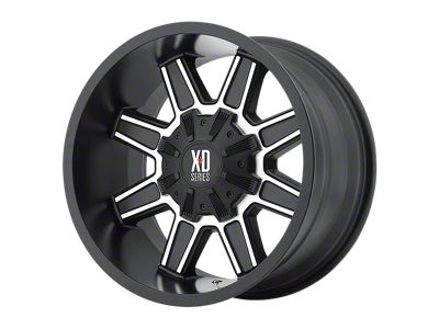 XD Demodog Satin Black Gray Tint 8-Lug Wheel; 20x10; -18mm Offset (03-09 RAM 3500 SRW)