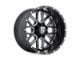 XD Grenade Satin Black Milled 8-Lug Wheel; 20x9; 0mm Offset (03-09 RAM 3500 SRW)