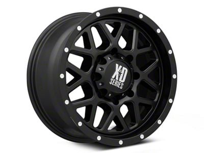 XD Grenade Satin Black 8-Lug Wheel; 20x10; -24mm Offset (03-09 RAM 3500 SRW)