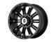 XD Hoss Gloss Black 8-Lug Wheel; 22x9.5; 0mm Offset (03-09 RAM 3500 SRW)