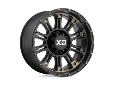 XD Hoss II Satin Black Machined Dark Tint 8-Lug Wheel; 20x9; -12mm Offset (03-09 RAM 3500 SRW)