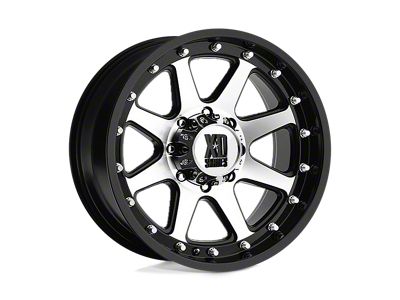 XD Addict Matte Black Machined 6-Lug Wheel; 17x9; -12mm Offset (04-08 F-150)