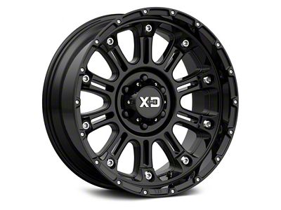 XD Hoss II Gloss Black 6-Lug Wheel; 18x9; 0mm Offset (04-08 F-150)