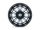 XD Phoenix Metallic Blue Milled with Black Lip 6-Lug Wheel; 20x10; -18mm Offset (04-08 F-150)