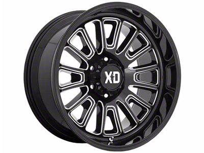 XD Rover Gloss Black Milled 6-Lug Wheel; 20x10; -18mm Offset (04-08 F-150)