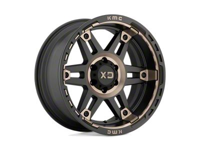 XD Spy II Satin Black Dark Tint 6-Lug Wheel; 20x9; 18mm Offset (04-08 F-150)