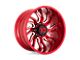 XD Tension Candy Red Milled 6-Lug Wheel; 22x10; -18mm Offset (04-08 F-150)