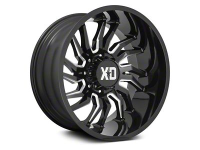 XD Tension Gloss Black Milled 6-Lug Wheel; 20x10; -18mm Offset (04-08 F-150)