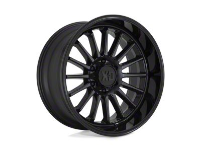 XD Whiplash Gloss Black with Gray Tint 6-Lug Wheel; 20x9; 0mm Offset (04-08 F-150)