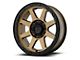 XD Addict 2 Matte Bronze with Matte Black Lip 6-Lug Wheel; 17x9; 18mm Offset (07-13 Sierra 1500)