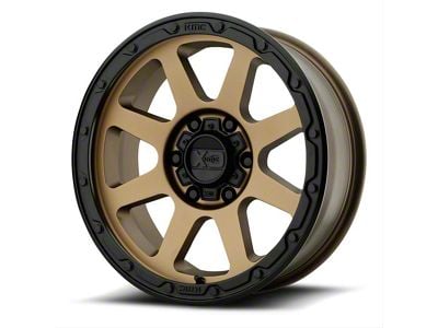 XD Addict 2 Matte Bronze with Matte Black Lip 6-Lug Wheel; 18x8.5; 0mm Offset (07-13 Sierra 1500)