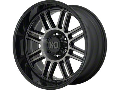 XD Cage Gloss Black with Gray Tint 6-Lug Wheel; 20x9; 18mm Offset (07-13 Sierra 1500)