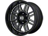 XD Cage Gloss Black Milled 6-Lug Wheel; 20x9; 18mm Offset (07-13 Sierra 1500)