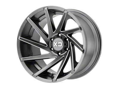 XD Cyclone Satin Gray Milled 6-Lug Wheel; 18x9; 18mm Offset (07-13 Sierra 1500)