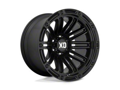 XD Double Deuce Satin Black 6-Lug Wheel; 20x10; -18mm Offset (07-13 Sierra 1500)