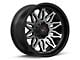 XD Gunner Gloss Black Machined with Gray Tint 6-Lug Wheel; 20x10; -18mm Offset (07-13 Sierra 1500)