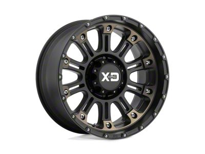 XD Hoss II Satin Black Machined Dark Tint 6-Lug Wheel; 20x10; -24mm Offset (07-13 Sierra 1500)