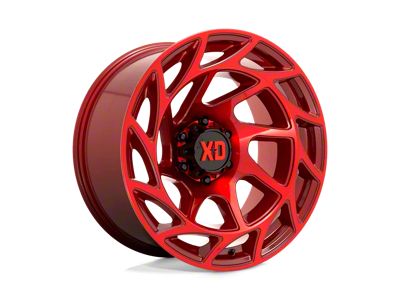 XD Onslaught Candy Red 6-Lug Wheel; 20x10; -18mm Offset (07-13 Sierra 1500)